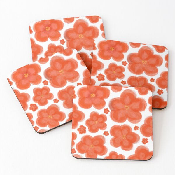 Item preview, Red Flower Pattern designed and sold by SophSaysHi.