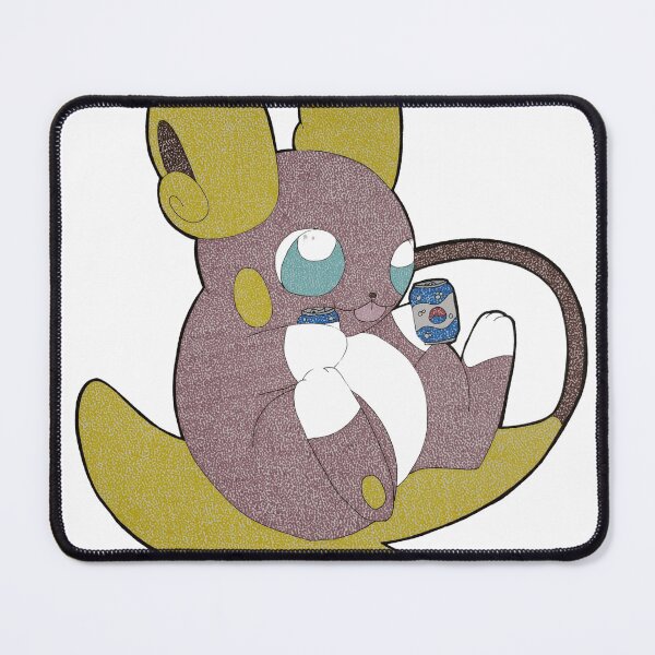 Item preview, Retro Mouse Monster on Surfboard Pointillism designed and sold by Pocket-Pixel.