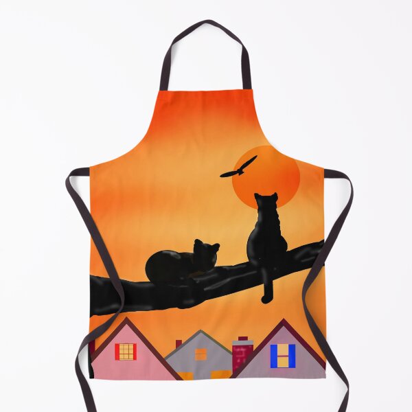 Item preview, Black Cats on Tree Branch at Sunset designed and sold by Pioneer Spirit Market.