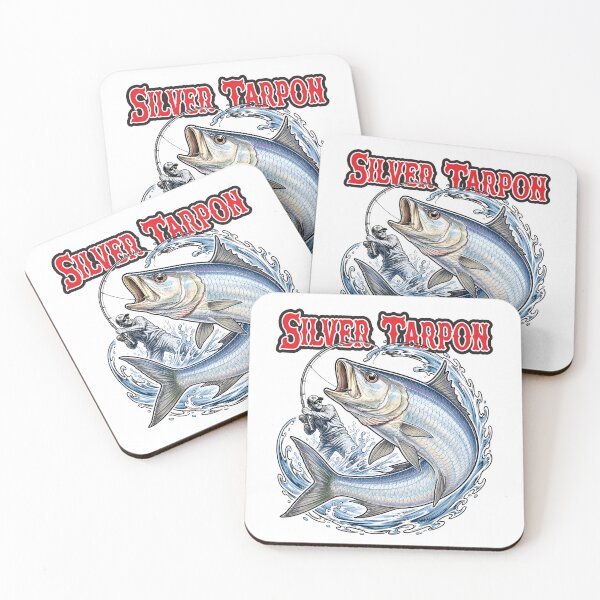 Item preview, Silver Tarpon Fishing Wave Battle designed and sold by castillomiami.