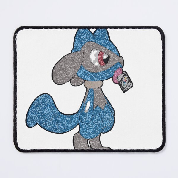 Item preview, Edgy Blue Wolf Monster Card Game Stipple designed and sold by Pocket-Pixel.