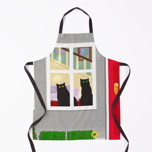 Item preview, Black Cats Looking Out Window designed and sold by Pioneer Spirit Market.