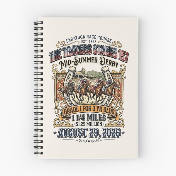 Item preview, 2026 Travers Stakes Midsummer Derby Saratoga horse racing gifts and more designed and sold by Ginny Luttrell.