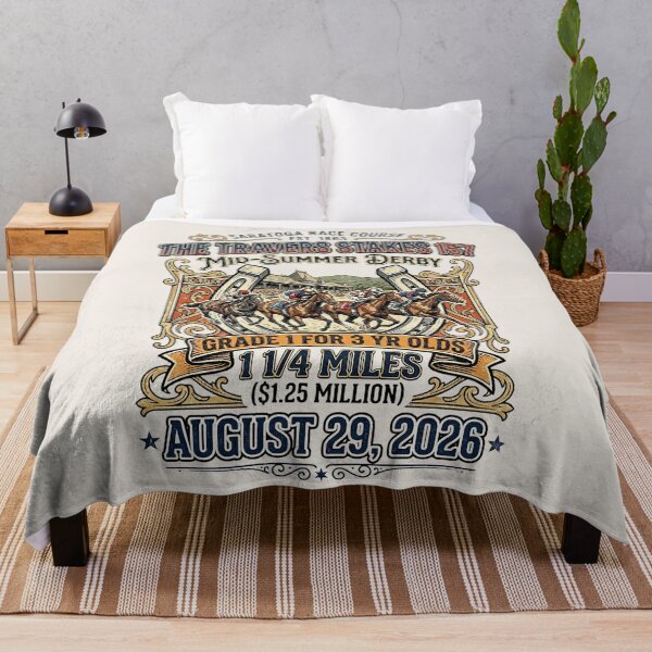 Item preview, 2026 Travers Stakes Midsummer Derby Saratoga horse racing gifts and more designed and sold by Ginny Luttrell.
