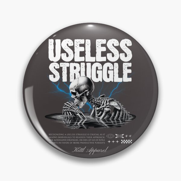 Item preview, Useless Struggle Skeleton Artwork T-Shirt designed and sold by AerynnXIdris.