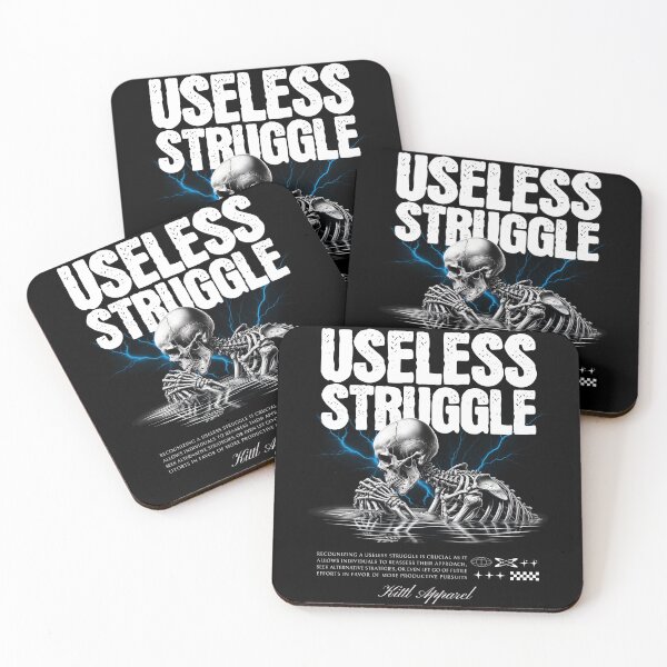 Item preview, Useless Struggle Skeleton Artwork T-Shirt designed and sold by AerynnXIdris.