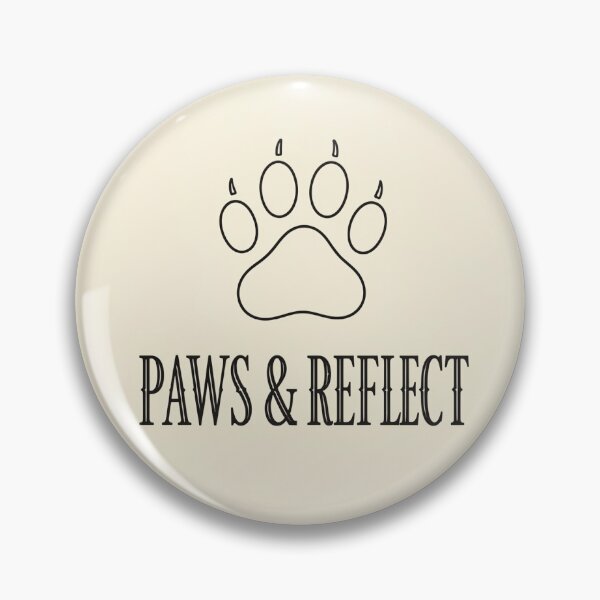 Item preview, Paws and Reflect Cat Print | Funny Cat Lover Gift | Pun Poster | Meditation Humor Wall Art designed and sold by Exclusive-Marma.