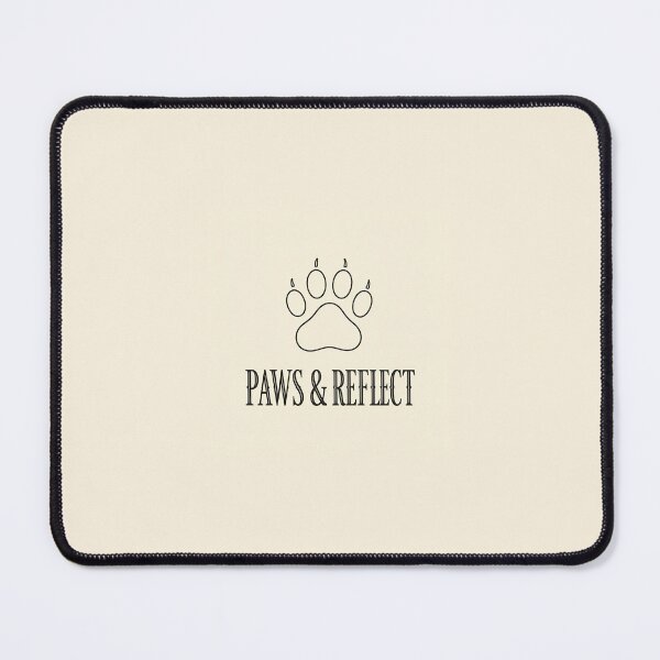 Item preview, Paws and Reflect Cat Print | Funny Cat Lover Gift | Pun Poster | Meditation Humor Wall Art designed and sold by Exclusive-Marma.