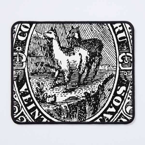 Item preview, Correos del Peru Vintage Black Line Postage Stamp designed and sold by thelivingrp.