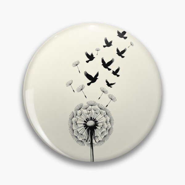 Item preview, Dandelion Wishes to Birds Art Print | Make a Wish Design | Nature Wall Art | Freedom Gift designed and sold by Exclusive-Marma.
