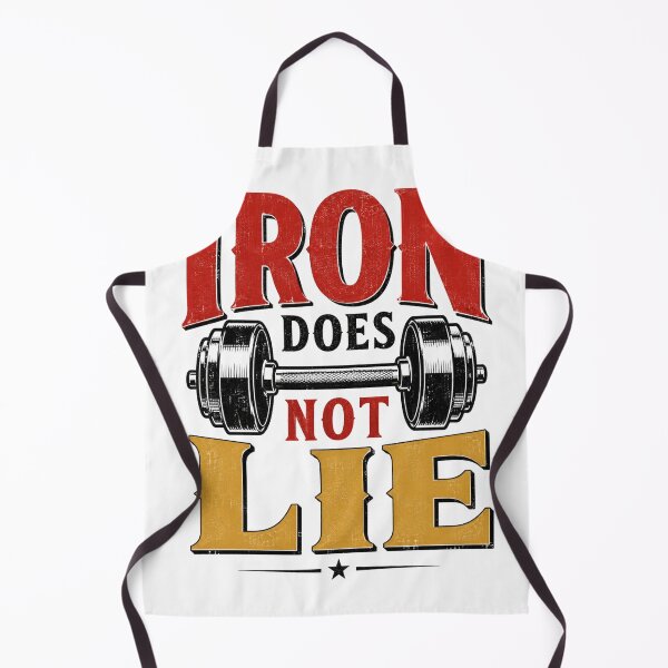 Item preview, Iron Does Not Lie Vintage Gym Motivation Dumbbell designed and sold by Digistore1221.