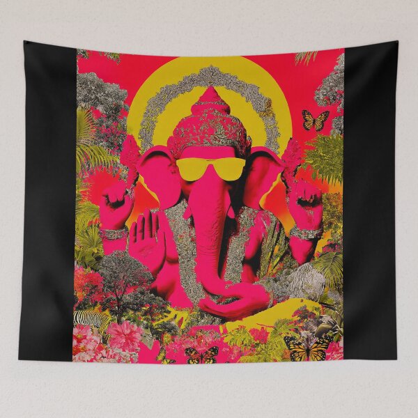 Item preview, Ganesha Radiant Bloom 3D Art Toy Cute Floral Spiritual Art designed and sold by PANNARUK THAILAND.