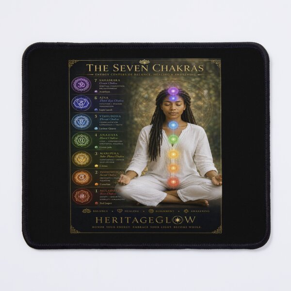 Item preview, The Seven Chakras designed and sold by HeritageGlow.