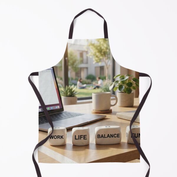 Item preview, Work Life Balance Fun Dice Office Desk Motivational Productivity Quote designed and sold by RAMHEARTS.