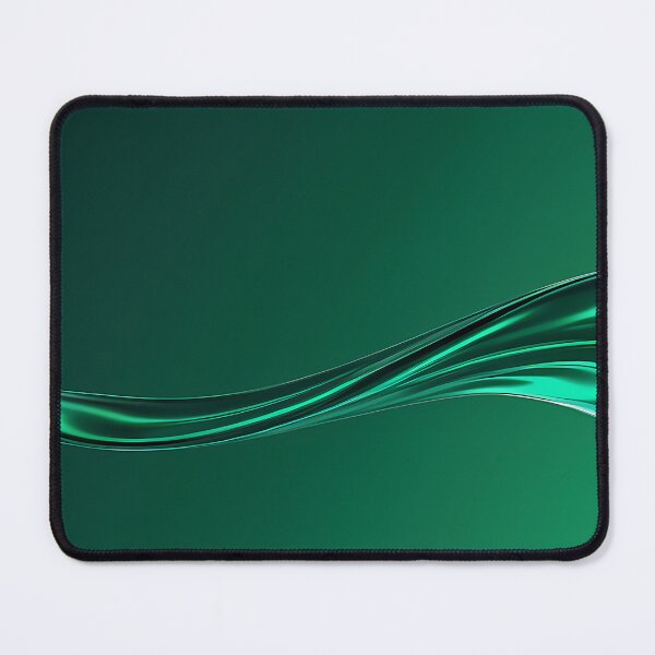 Item preview, Metallic Emerald Green Fluid Waves designed and sold by CuteSlothWorld.
