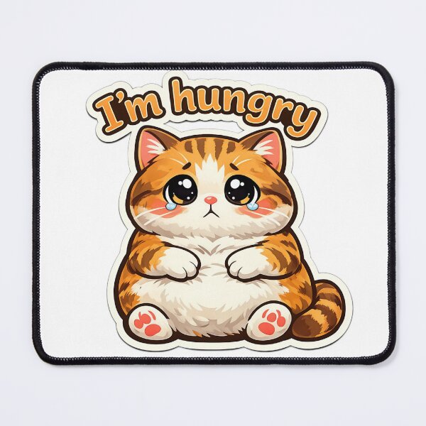 Item preview, This cat is soo hungry like you ? designed and sold by Mohitt09.