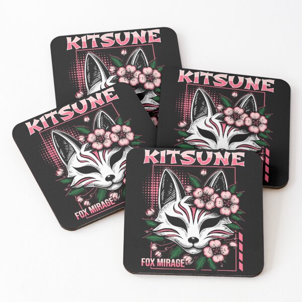 Item preview, Kitsune Fox Mirage Floral Art designed and sold by AerynnXIdris.