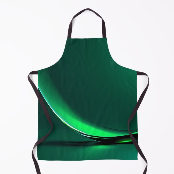 Item preview, Minimalist Dark Green Abstract Glass Flow designed and sold by CuteSlothWorld.