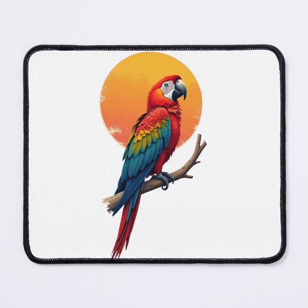 Item preview, Scarlet macaw at Sunset Paradise in Florida Tropical Parrot designed and sold by piketo.