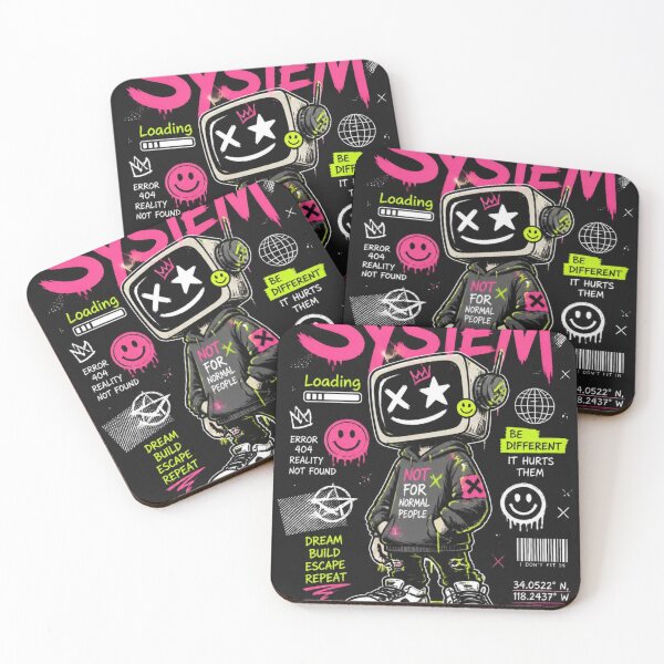 Item preview, Out of System – Urban Streetwear Rebel Robot Graphic Design designed and sold by KUHATLIKHA.