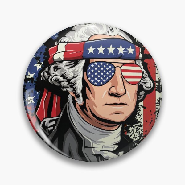 Item preview, Funny US Founding Father Flag Sunglasses Patriotic Meme designed and sold by Vermanartist.
