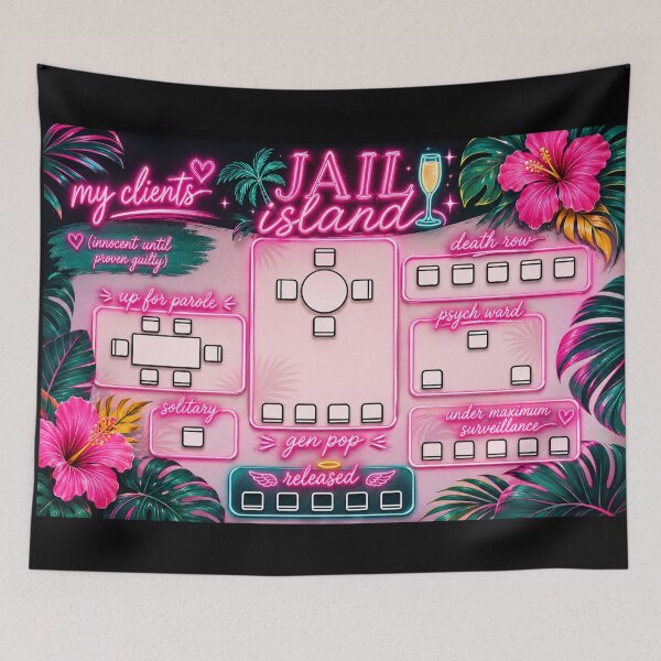 Item preview, Love island seating chart jail 3 designed and sold by VultraVi.
