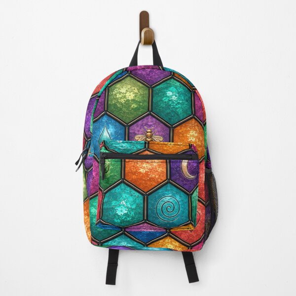 Item preview, Colorful Stained Glass Honeycomb Icons designed and sold by Dresut.