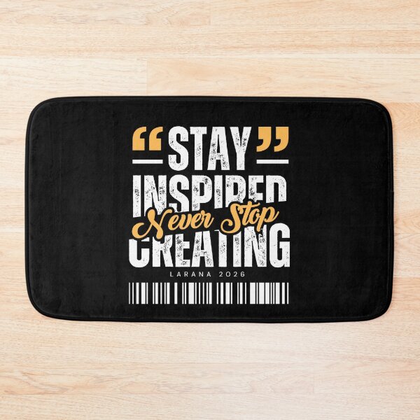 Item preview, Stay Inspired Never Stop Creating - Premium Aesthetic Graphic designed and sold by THE_OPULENCE.