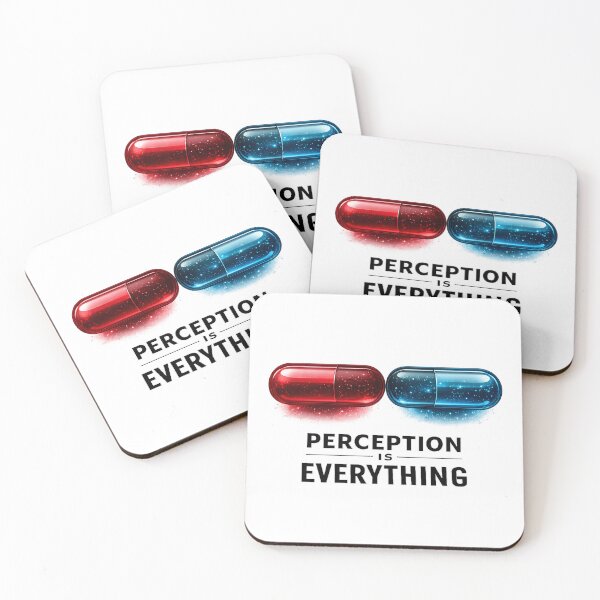 Item preview, Perception is Everything Red Blue Pills designed and sold by color4all.