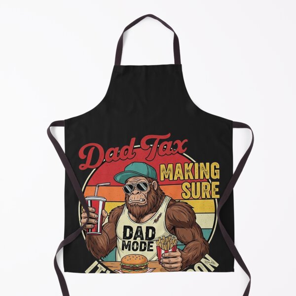 Item preview, Dad Tax Humor Funny Dad Making Sure It's Not Poison Bigfoot Pullover Hoodie designed and sold by CriseldaBruning.