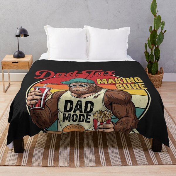 Item preview, Dad Tax Humor Funny Dad Making Sure It's Not Poison Bigfoot Pullover Hoodie designed and sold by CriseldaBruning.