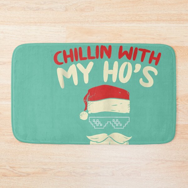 Item preview, Christmas Santa Shirt Chillin with My Hos Thug Gift Tank Top designed and sold by JulianBrant.