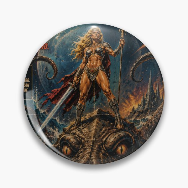 Item preview, Kraken Hunter Epic Sci-Fi Poster designed and sold by JonelleTshirts.