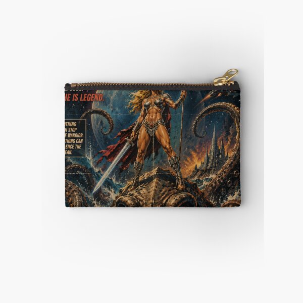 Item preview, Kraken Hunter Epic Sci-Fi Poster designed and sold by JonelleTshirts.