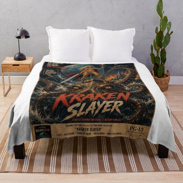 Item preview, Kraken Hunter Epic Sci-Fi Poster designed and sold by JonelleTshirts.