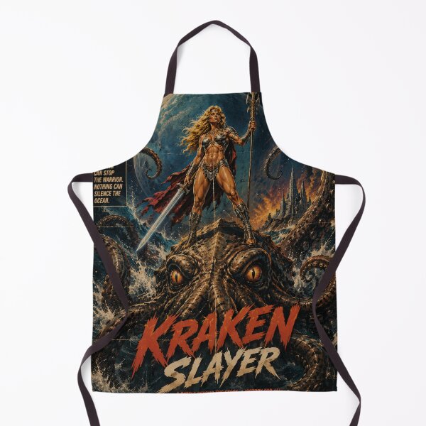 Item preview, Kraken Hunter Epic Sci-Fi Poster designed and sold by JonelleTshirts.