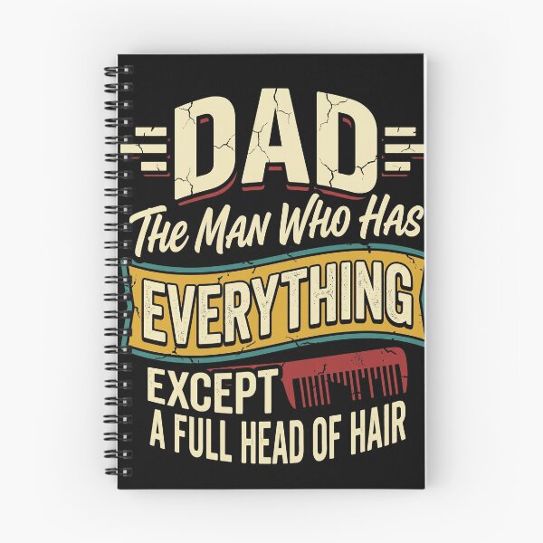 Item preview, Funny Bald Dad Joke The Man Who Has Everything Except Hair designed and sold by Vermanartist.