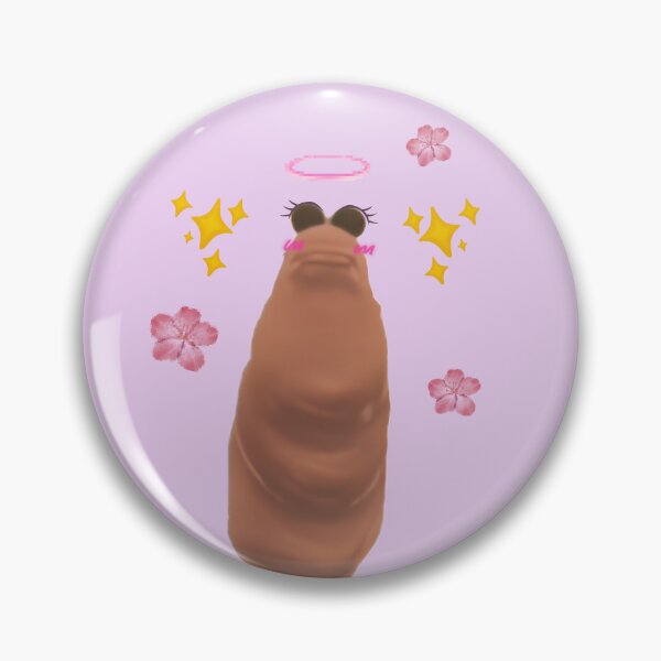 Item preview, Cute Marcus the Worm - Kawaii vrchat Meme - Sticker/Pillow/iPhone case designed and sold by FrogParty.