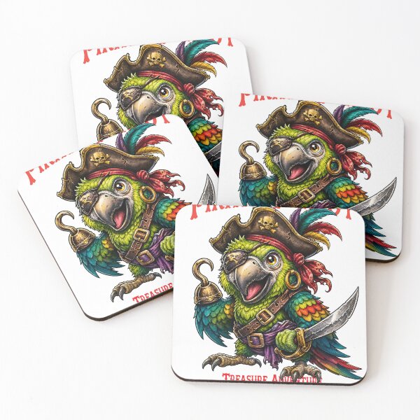 Item preview, pirate parrot treasure adventure designed and sold by castillomiami.