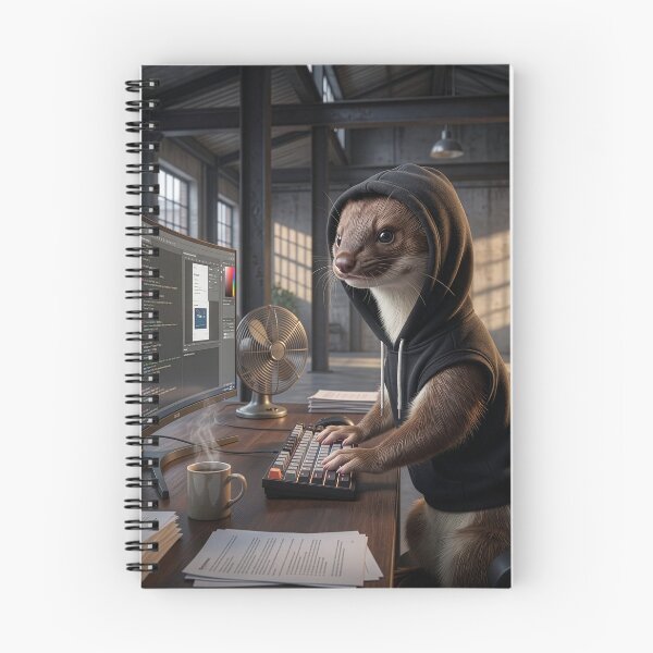 Item preview, Dodgy Stoat Hacker designed and sold by Tridentulus.