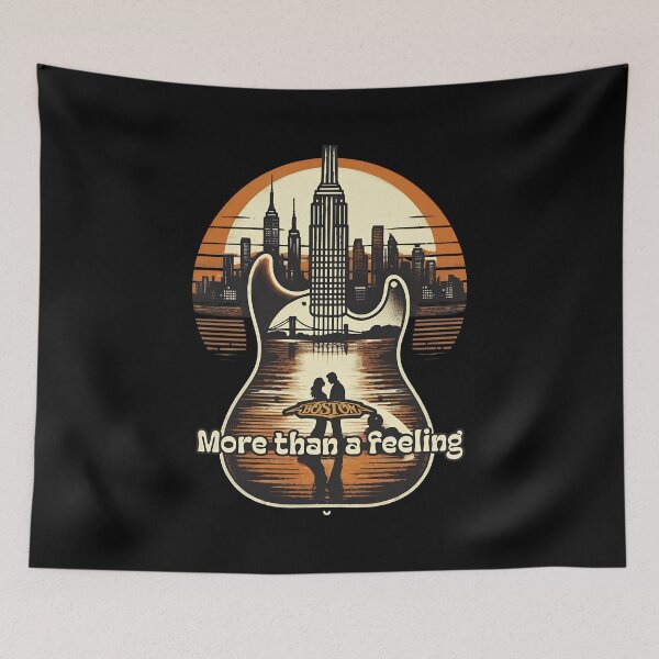 Item preview, Retro Guitar City Music Feeling Graphic designed and sold by Noheqa.