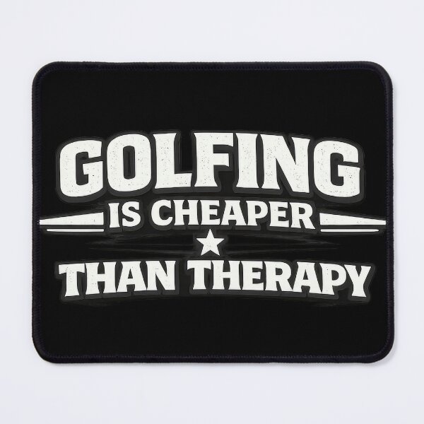 Item preview, Golfing Is Cheaper than Therapy designed and sold by Elisabeth Lucas.