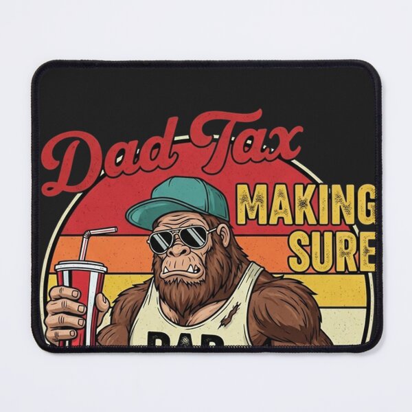 Item preview, Dad Tax Humor Funny Dad Making Sure It's Not Poison Bigfoot Pullover Hoodie designed and sold by CriseldaBruning.