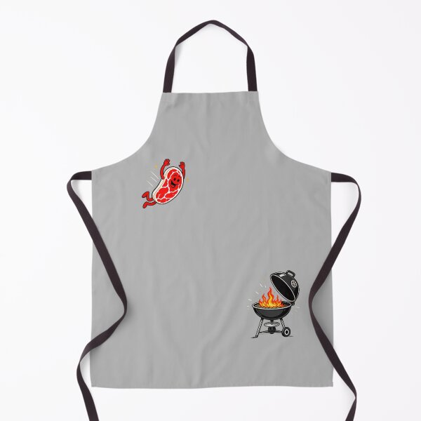Item preview, Steak Dive Funny Flying Steak BBQ Grilling Cartoon Humor Art designed and sold by mjohnson9.
