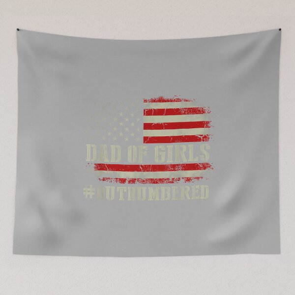 Item preview, Girl Father's Day Daddy & Dad of Girls Outnumbered Funny designed and sold by ArleneRowe.