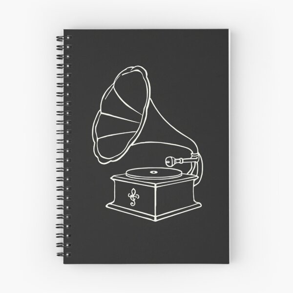 Item preview, Vintage Gramophone Minimalist Line Art designed and sold by redblink store.