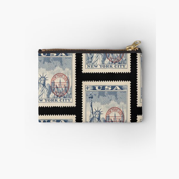 Item preview, New York City Vintage Postage Stamp Retro Travel Sticker designed and sold by stickercuffs.