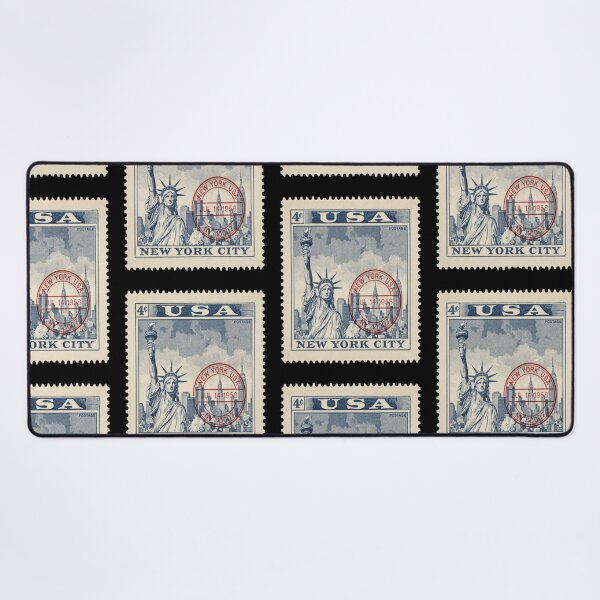 Item preview, New York City Vintage Postage Stamp Retro Travel Sticker designed and sold by stickercuffs.