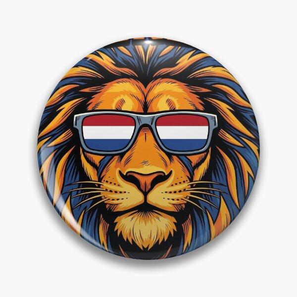 Item preview, Cool Nederland Lion with Dutch Flag Sunglasses Holland Pride designed and sold by Vermanartist.