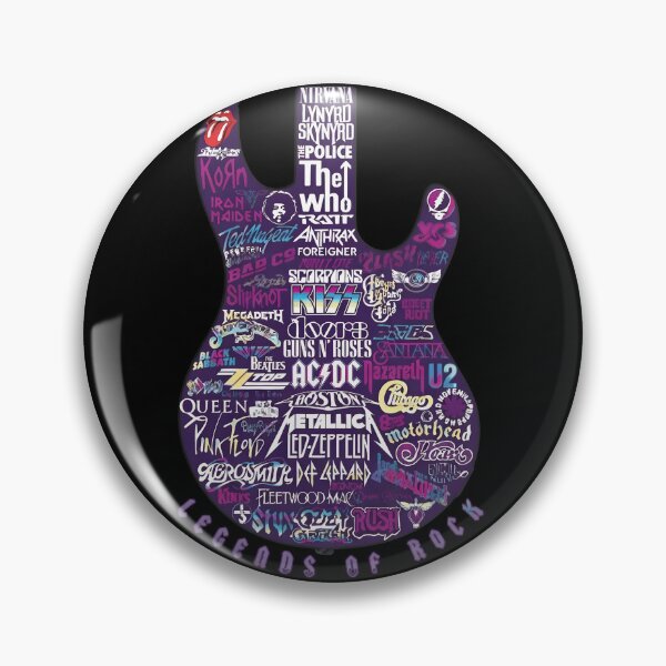 Item preview, Guitar Outline Rock Music Icons Collective designed and sold by Noheqa.